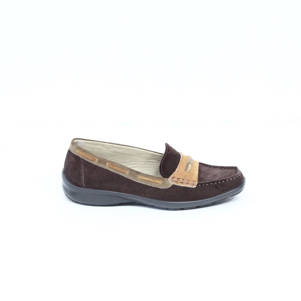 Hotter Lynton Women Penny Loafers Slip on Shoes Suede Moccasins sz 7